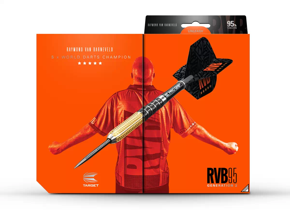 Target Darts Raymond Van Barneveld 95% Tungsten 17 grams